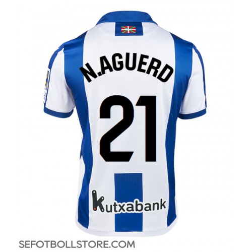 Real Sociedad Nayef Aguerd #21 Replika Hemmatröja 2024-25 Kortärmad